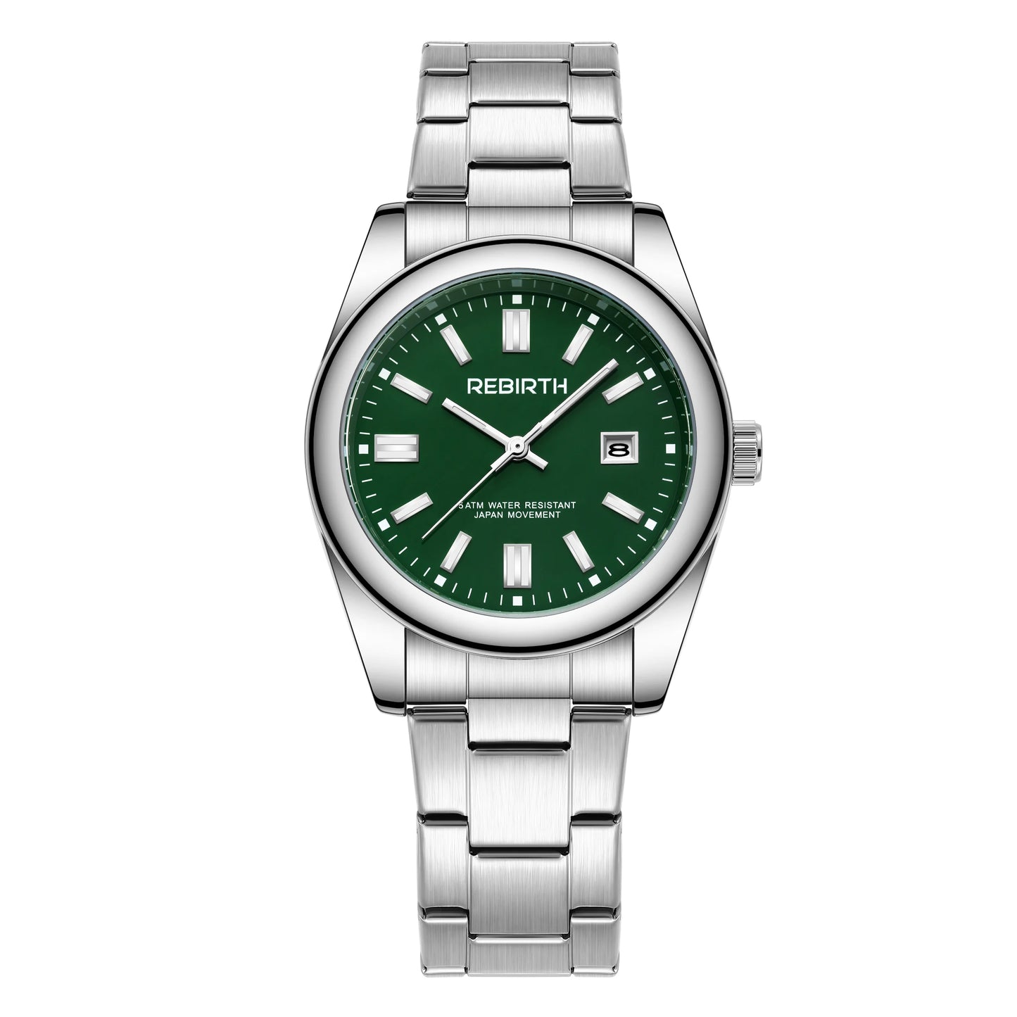 Orologio Uomo Elegante Quarzo Acciaio Data
