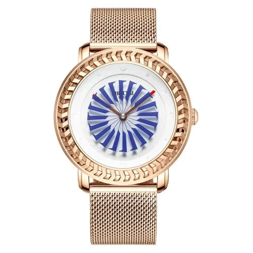 Orologio Uomo Al Quarzo Cinturino In Acciaio Quadrante 42mm Moda Casual