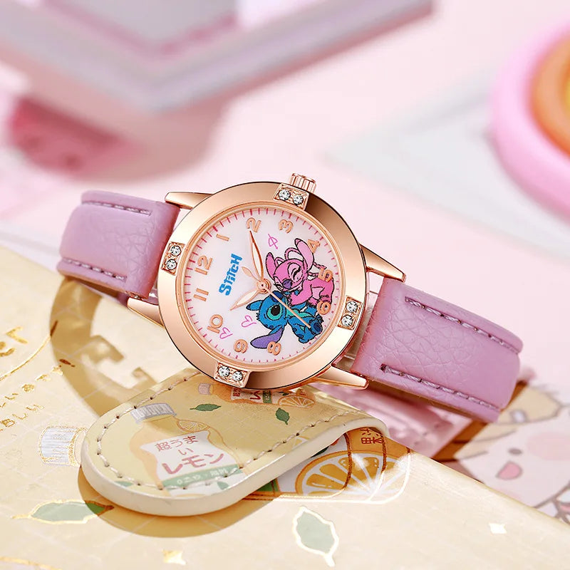 Orologio Bambini al Quarzo Cinturino Similpelle Cassa Lega Chiusura Fibbia