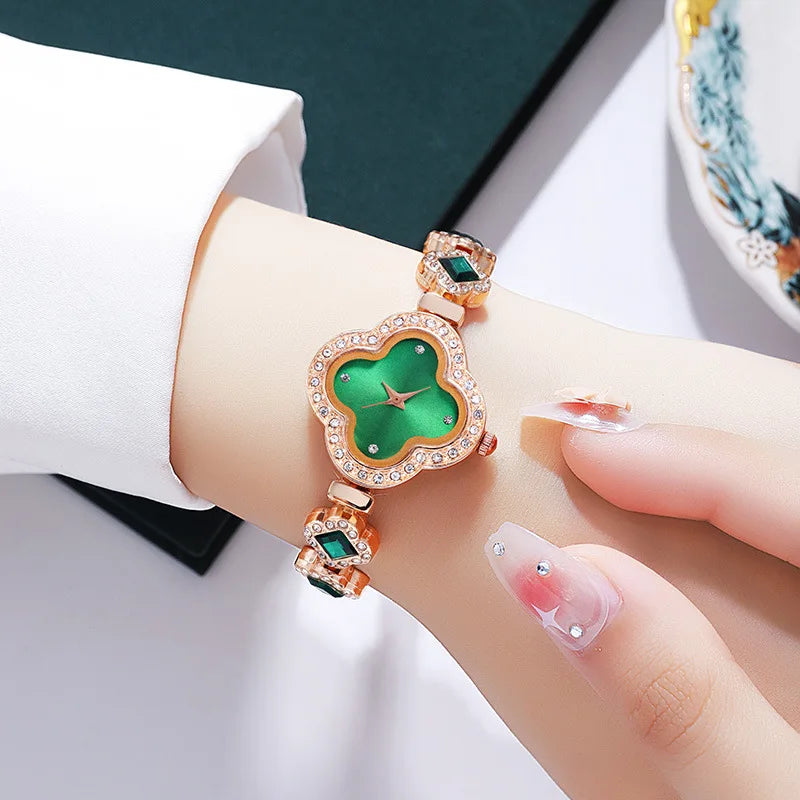 Orologio Al Quarzo Donna Cinturino In Lega Elegante Design Semplice Casual