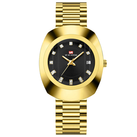 Orologio Uomo Quarzo Acciaio Business Elegante Con Data Quadrante 42mm