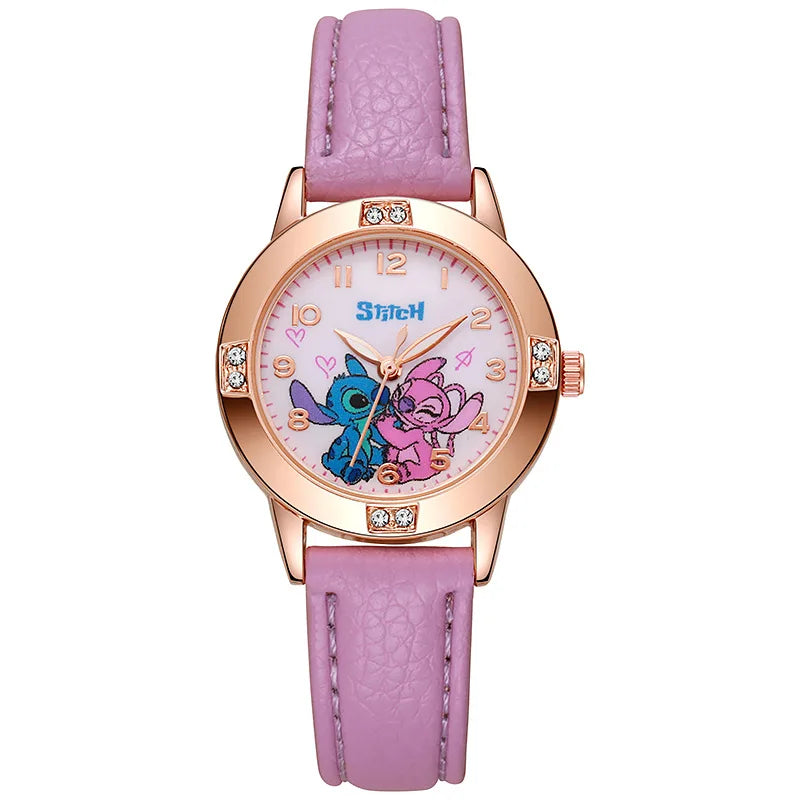 Orologio Bambini al Quarzo Cinturino Similpelle Cassa Lega Chiusura Fibbia