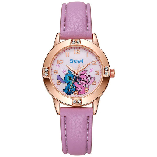 Orologio Bambini al Quarzo Cinturino Similpelle Cassa Lega Chiusura Fibbia
