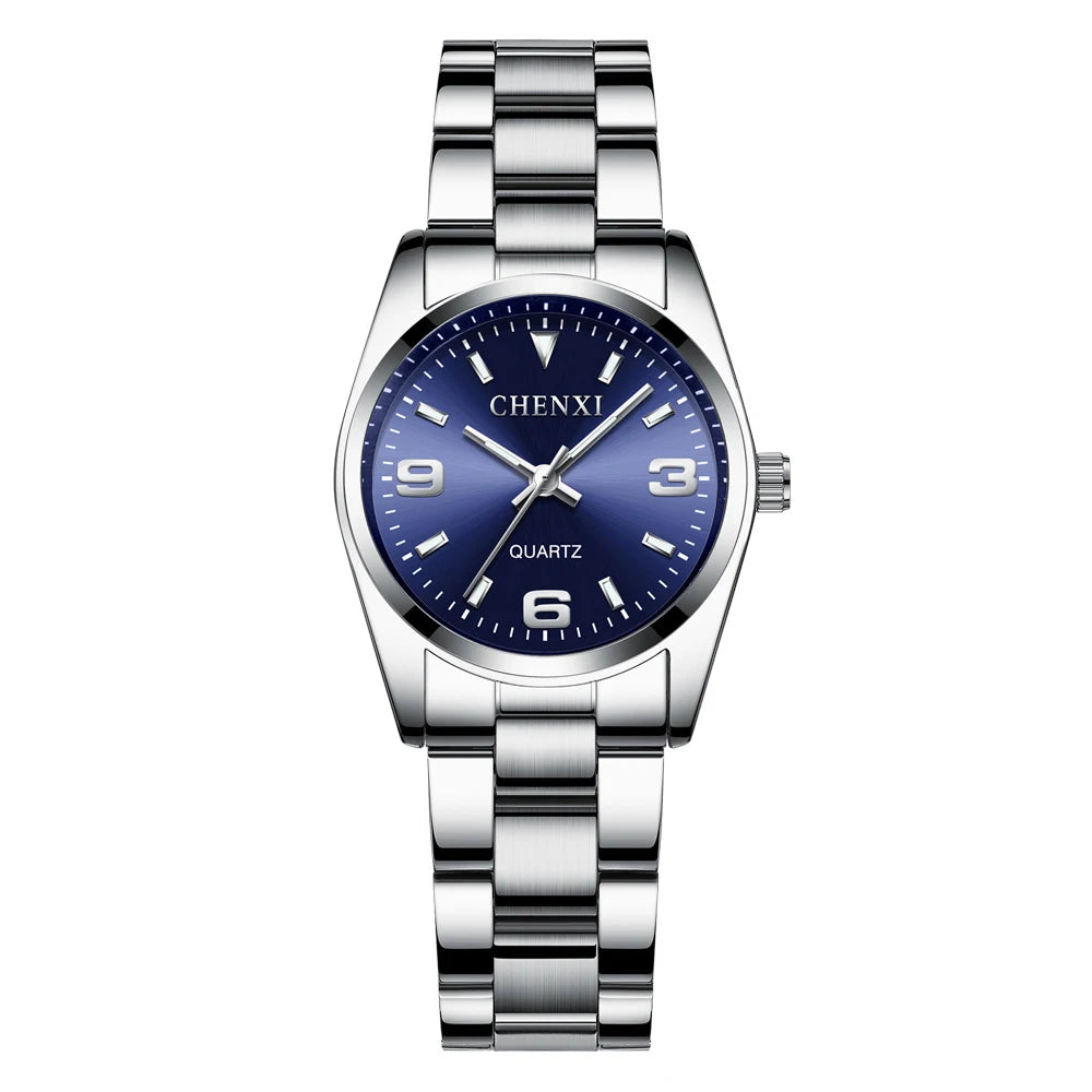 Orologio Donna Acciaio – Quarzo Elegante Resistente all’Acqua Quadrante 28 mm
