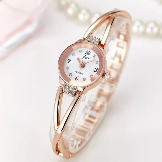Orologio Donna Quarzo Elegante Moda Acciaio Piccolo Quadrante 20mm