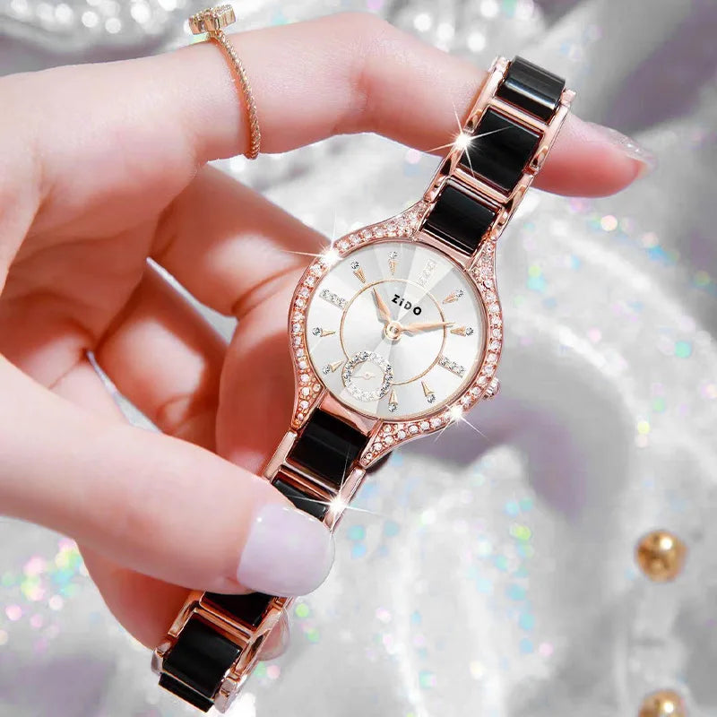 Orologio Donna Acciaio Inossidabile – Moda Casual Ultra Leggero Quarzo Elegante
