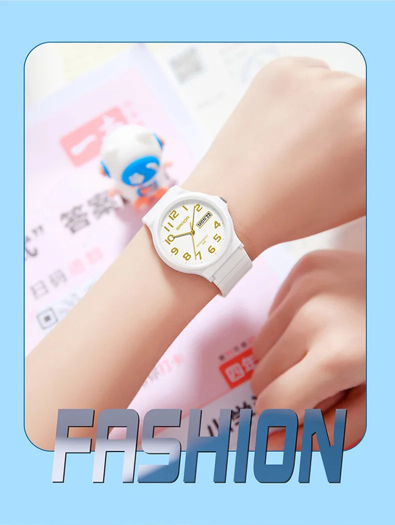 Orologio Uomo Donna Quarzo Sportivo – Silicone Resistente Quadrante 36 mm