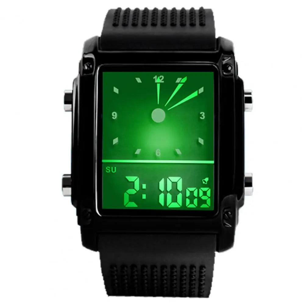 Orologio Digitale LED Uomo Donna Silicone Luce Notturna