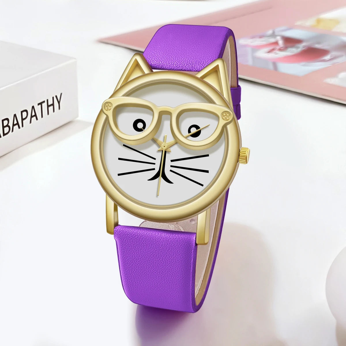 Orologio Donna 37 mm Quarzo Cinturino Similpelle Creativo
