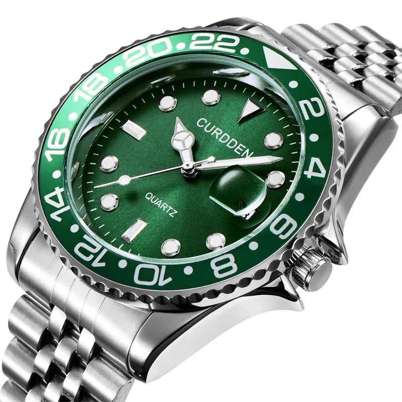 Orologio Uomo Quarzo Acciaio Data 42mm