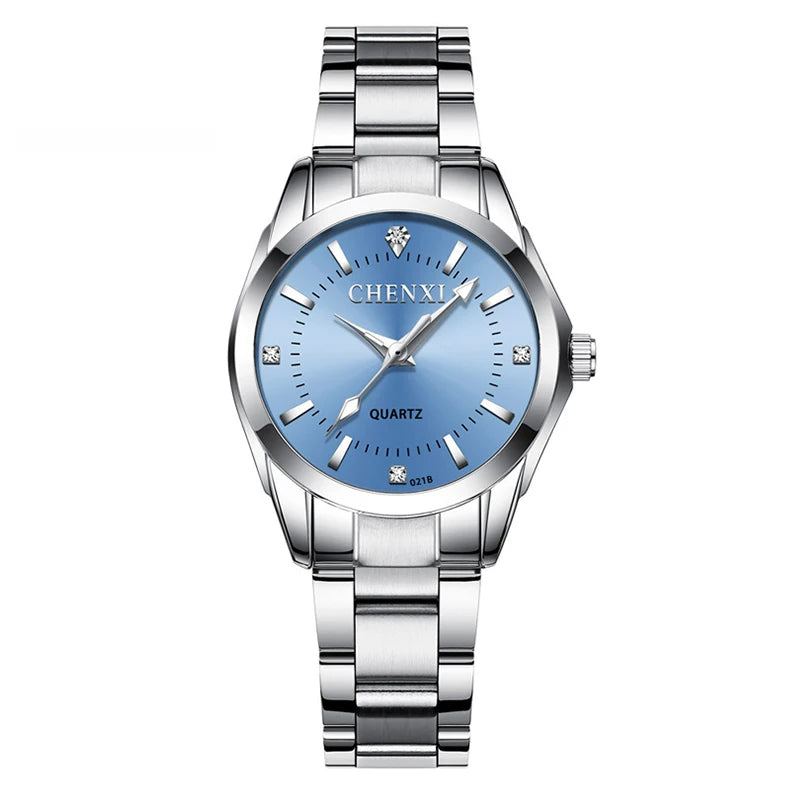 Orologio Donna Acciaio – Quarzo Elegante Resistente all’Acqua Quadrante 28 mm