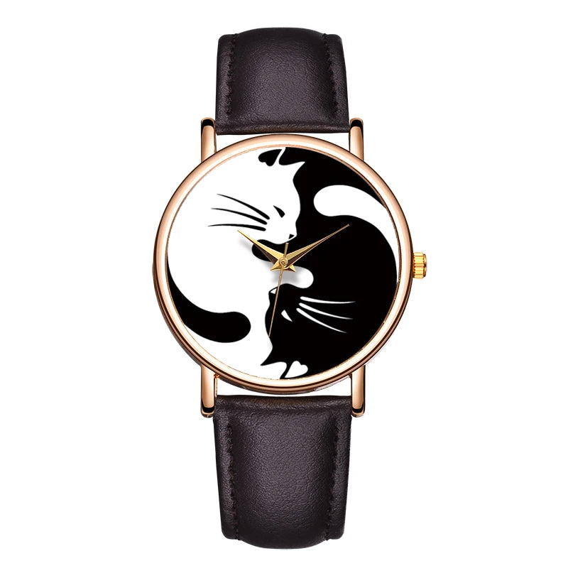 Orologio Donna Quarzo Moda Casual Cinturino Similpelle Elegante