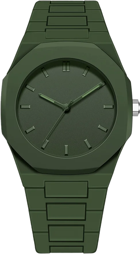 Orologio Uomo 42 mm Quarzo Sportivo Cinturino Plastica Rinforzata