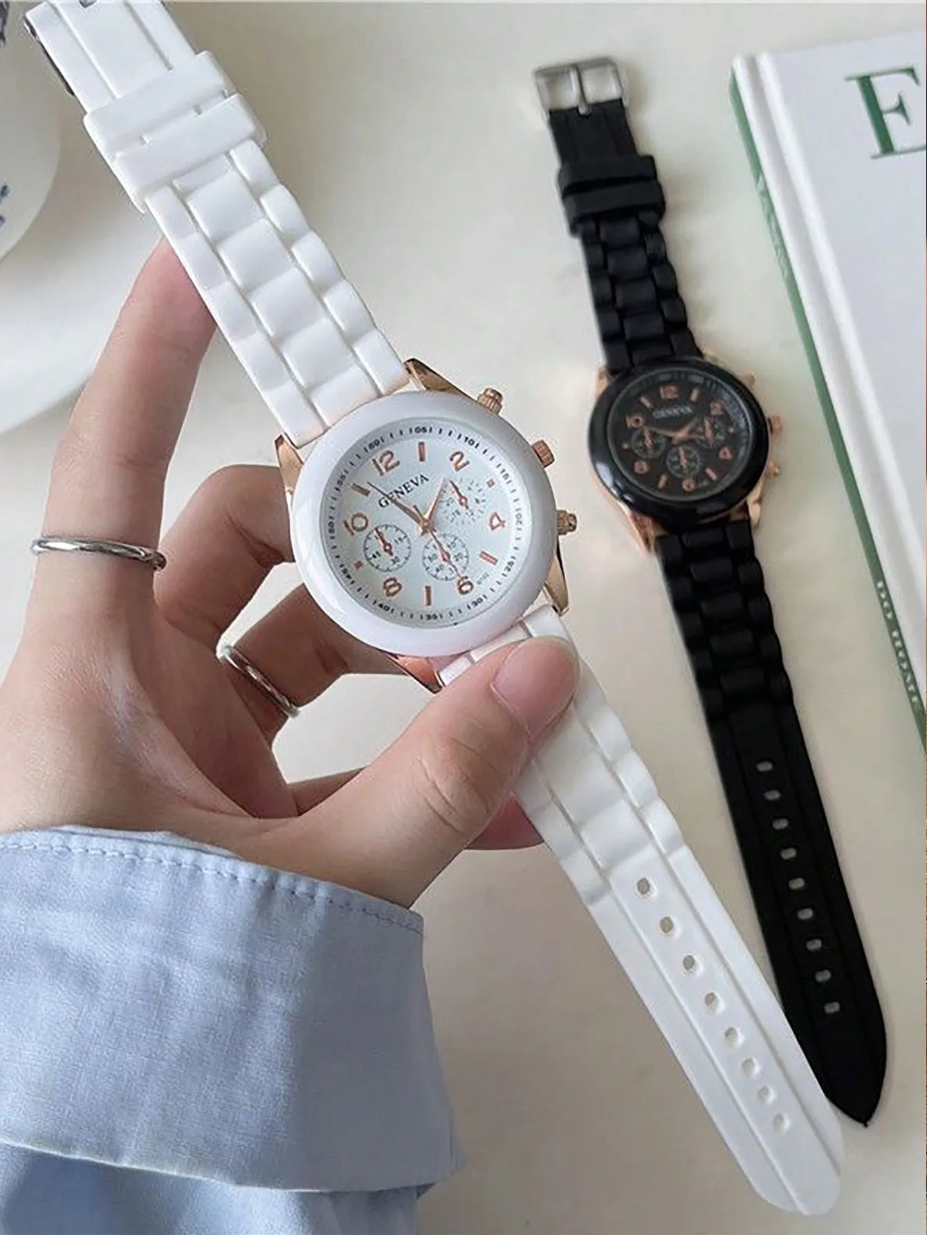 Orologio Donna Quarzo – Cinturino Silicone Moda Casual Quadrante 36 mm