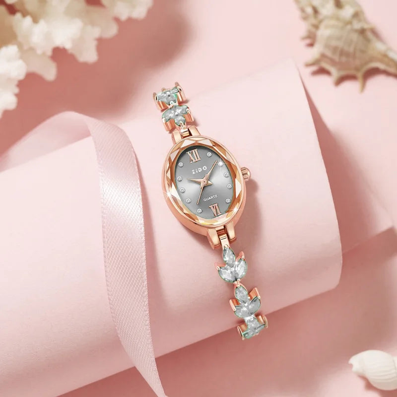 Orologio Donna Quarzo Bracciale Lega Moda Elegante