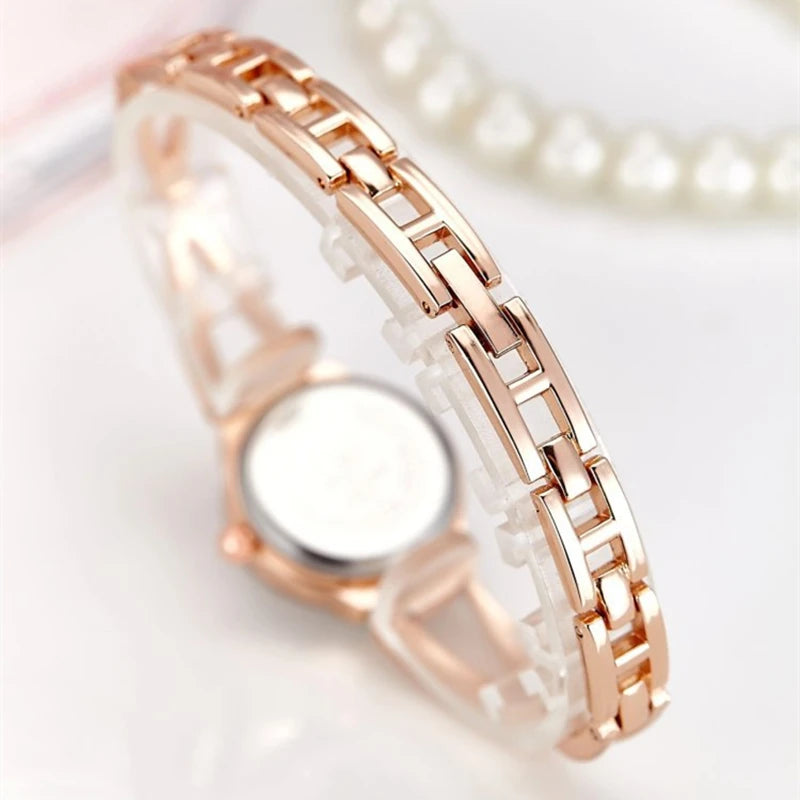 Orologio Donna Quarzo Elegante Moda Acciaio Piccolo Quadrante 20mm