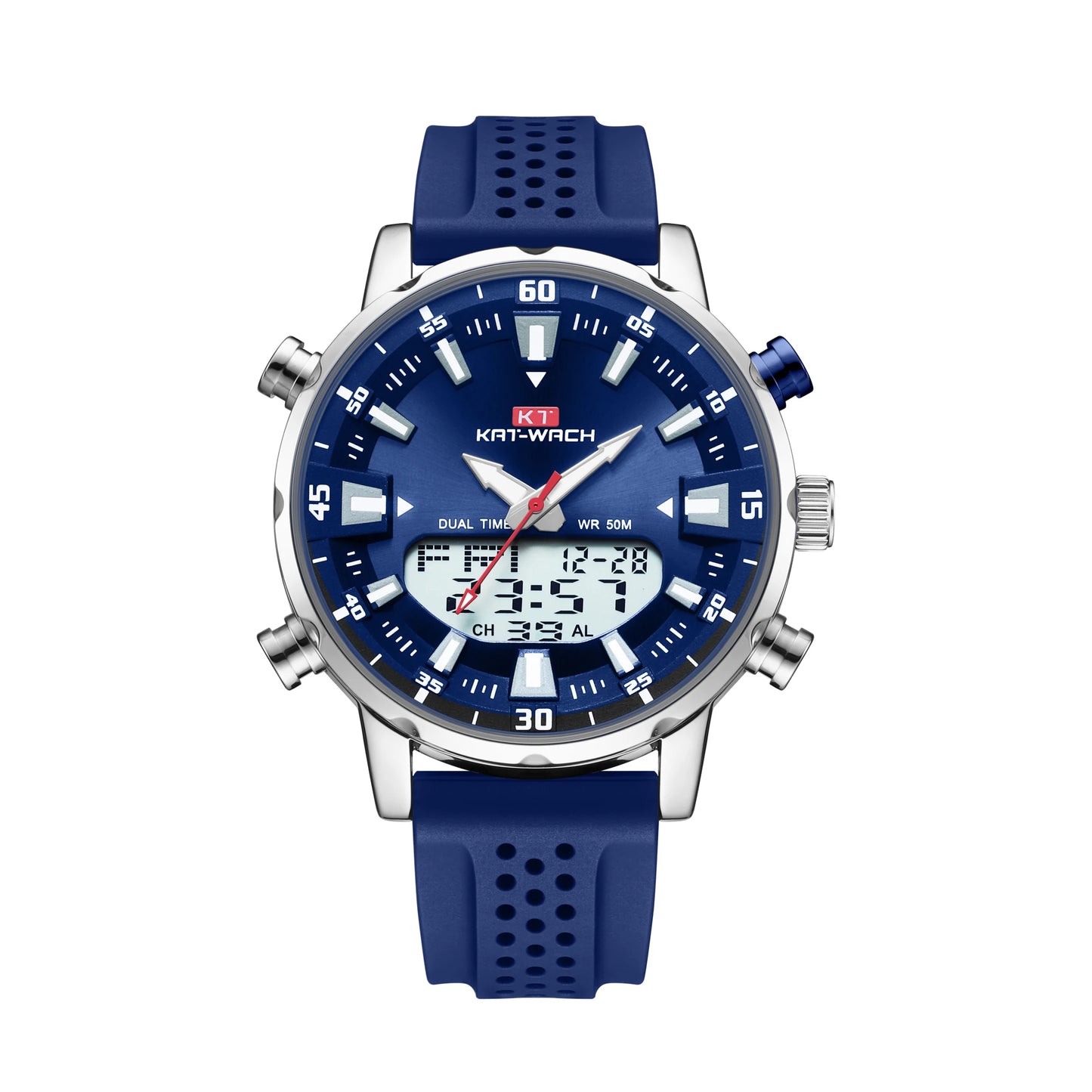 Orologio Uomo Quarzo Doppio Display Digitale
