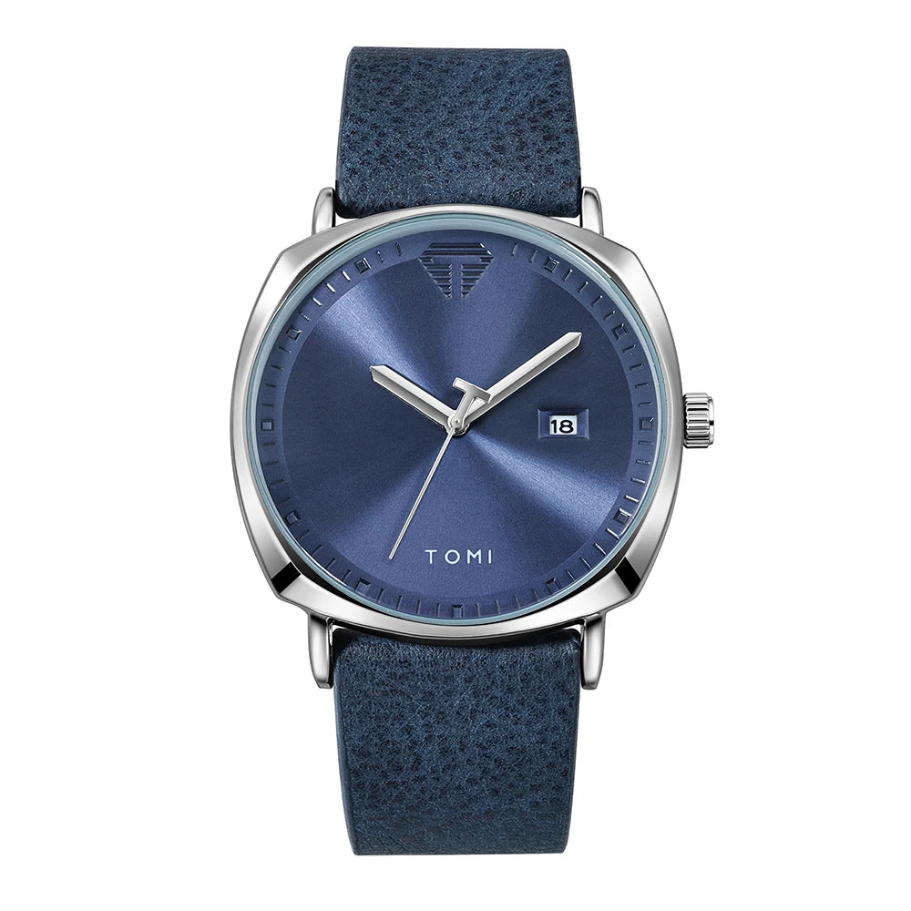 Orologio Uomo Minimalista Quarzo Elegante Casual Cinturino Similpelle
