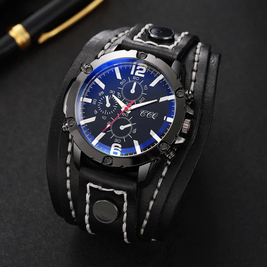 Orologio Da Uomo Casual Vintage Al Quarzo Cinturino a Bracciale  Similpelle
