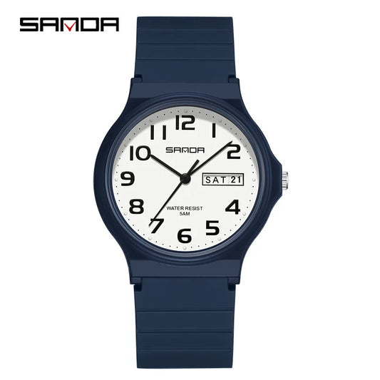 Orologio Uomo Donna Quarzo Sportivo – Silicone Resistente Quadrante 36 mm