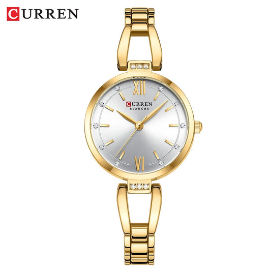 Orologio Donna 30mm Quarzo Elegante Acciaio Moda Casual