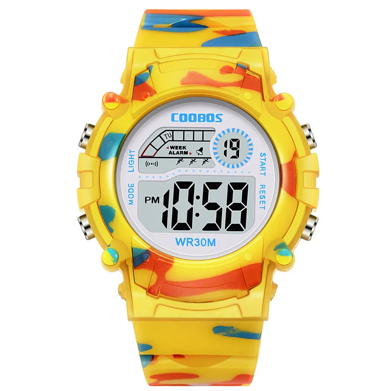 Orologio Digitale Sportivo Bambini LED Multifunzione