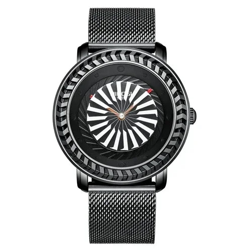 Orologio Uomo Al Quarzo Cinturino In Acciaio Quadrante 42mm Moda Casual