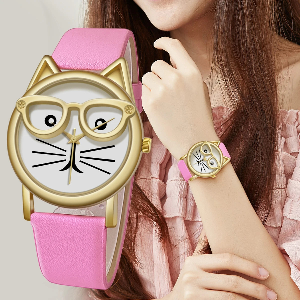 Orologio Donna 37 mm Quarzo Cinturino Similpelle Creativo