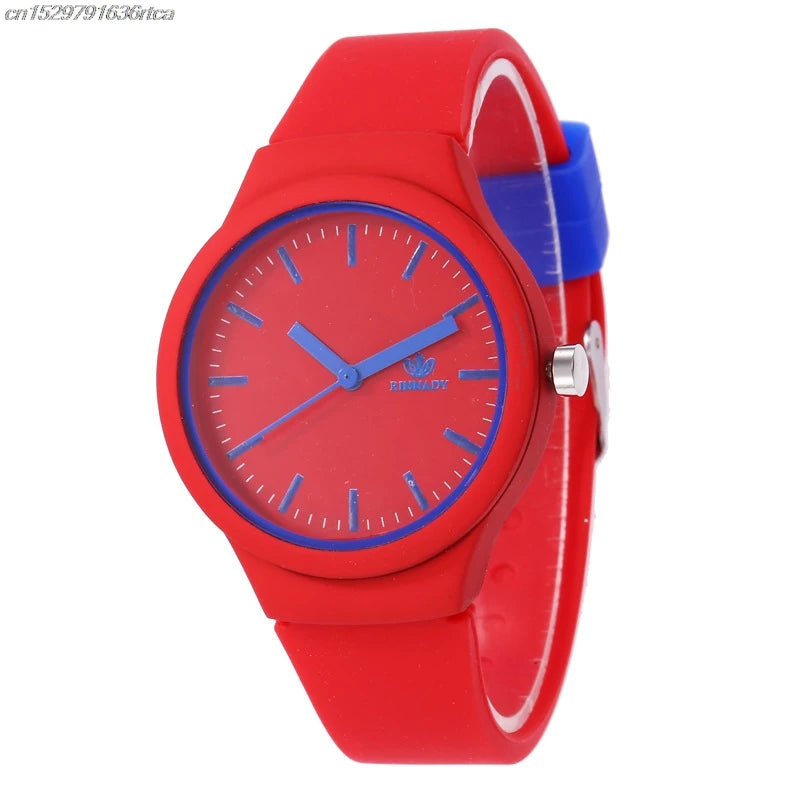 Orologio Donna Quarzo Casual Moda Cinturino Silicone