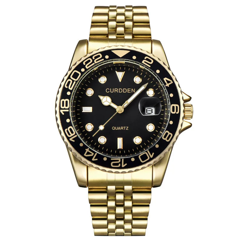 Orologio Uomo Quarzo Acciaio Data 42mm