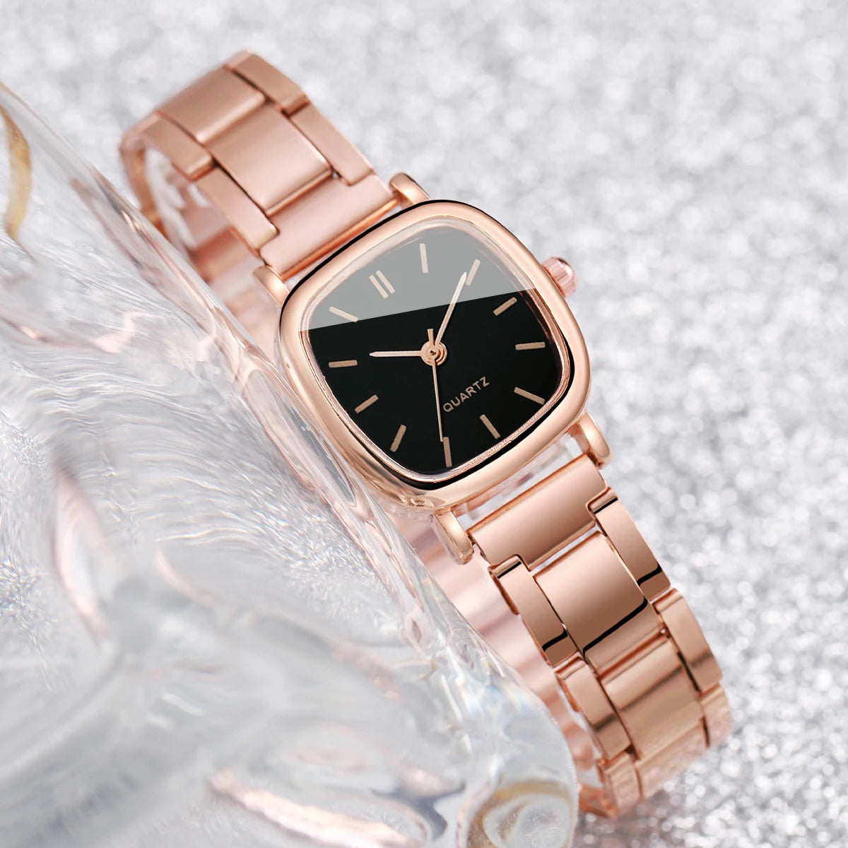 Orologio Donna al Quarzo in Acciaio con Bracciale Elegante Moda