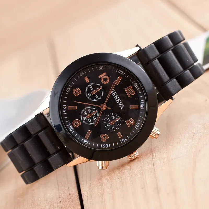 Orologio Donna Quarzo – Cinturino Silicone Moda Casual Quadrante 36 mm