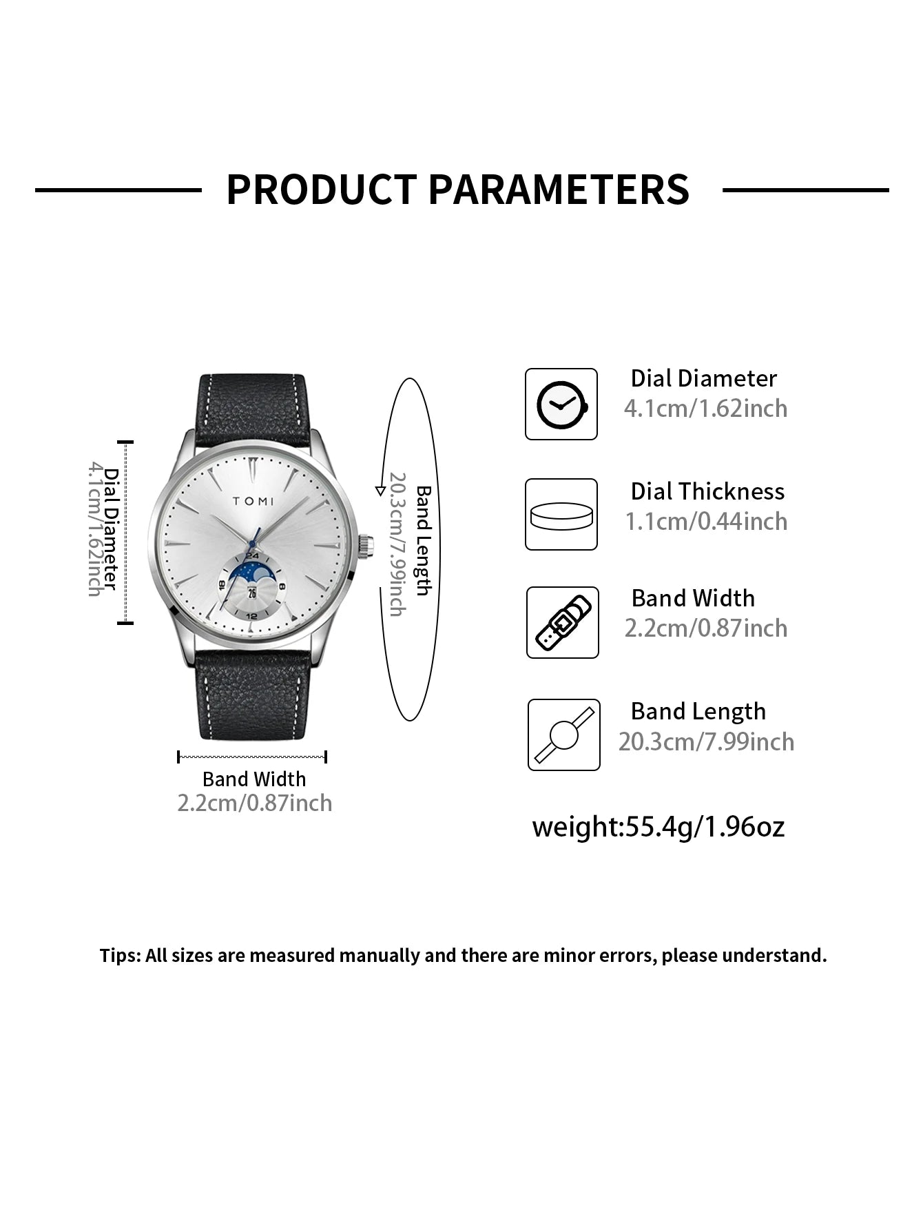 Orologio Uomo Quarzo Cinturino Similpelle – Elegante e Casual Quadrante 42mm