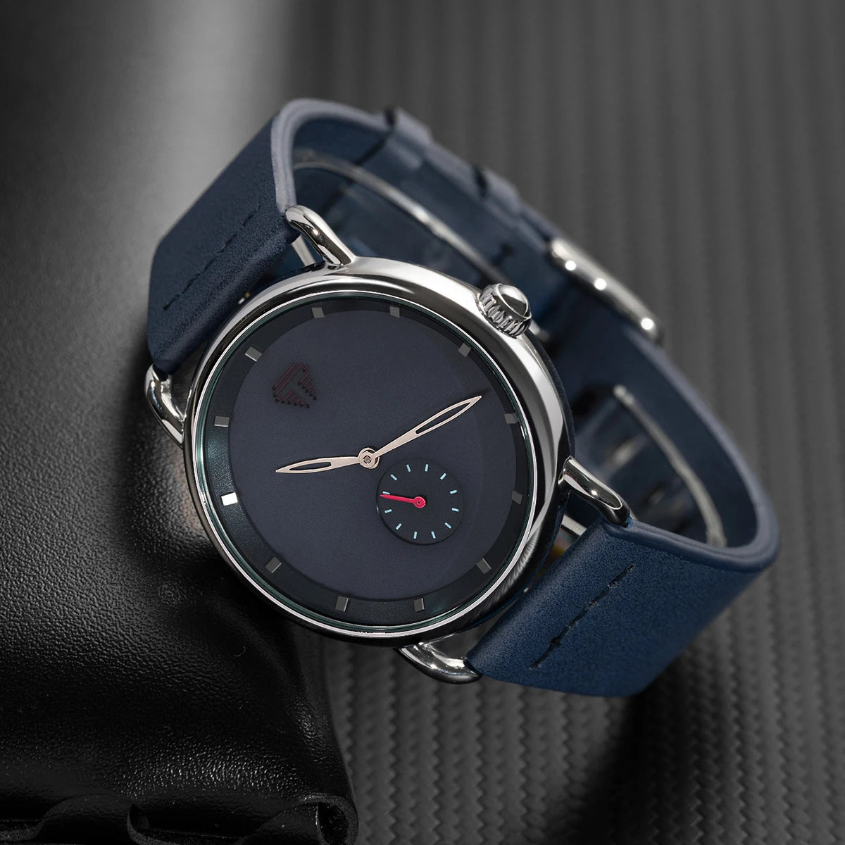 Orologio Uomo Moda al Quarzo Cinturino in Similpelle Cassa in Lega Casual Elegante