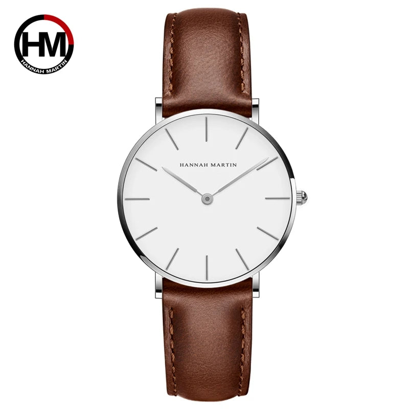 Orologio Donna Quarzo Elegante Moda Casual Cinturino Similpelle