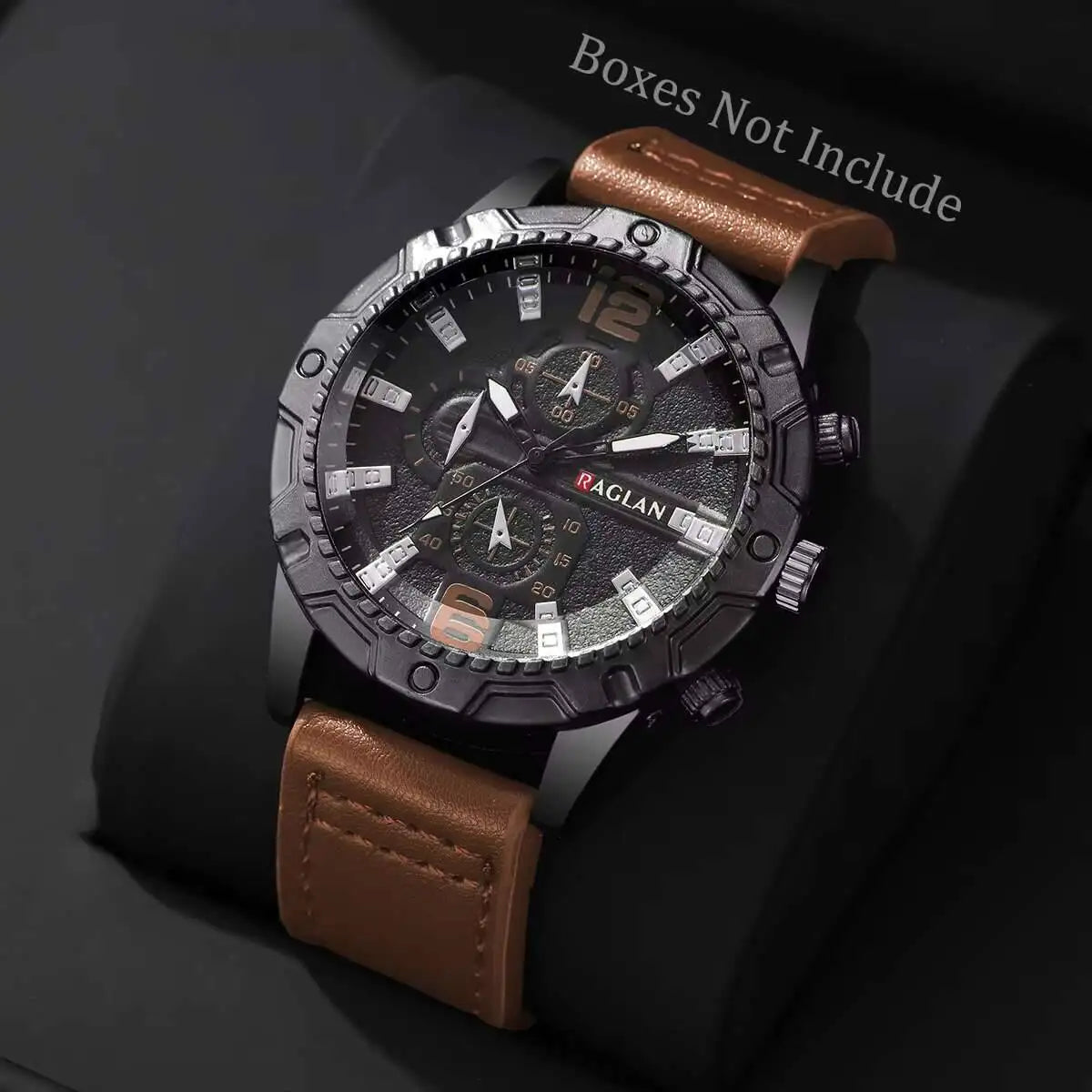 Orologio Uomo Quarzo Elegante Cinturino Similpelle Moda Casual