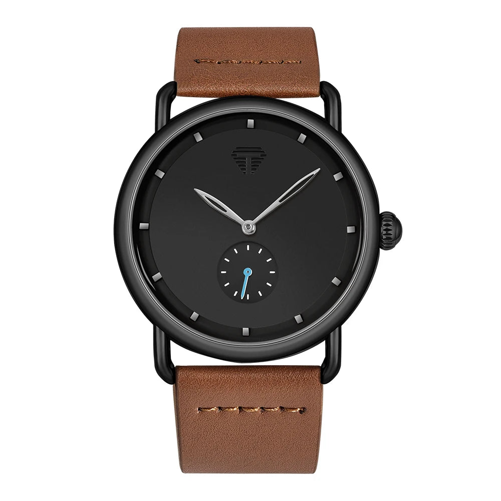 Orologio Uomo Moda al Quarzo Cinturino in Similpelle Cassa in Lega Casual Elegante