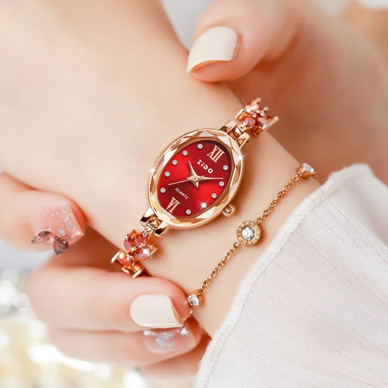 Orologio Donna Quarzo Bracciale Lega Moda Elegante