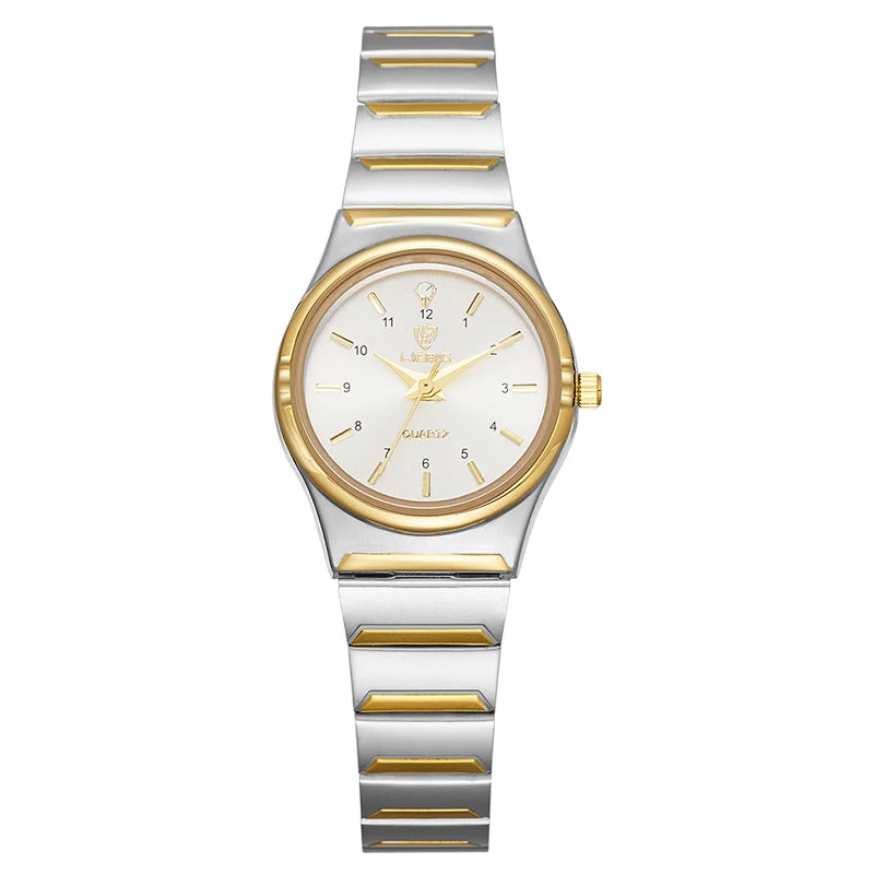 Orologio Donna Quarzo Elegante Acciaio Quadrante 25mm Moda Casual