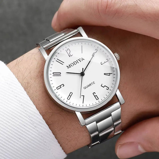 Orologio Uomo Elegante in Lega leggera Stile Moda Casual Quarzo
