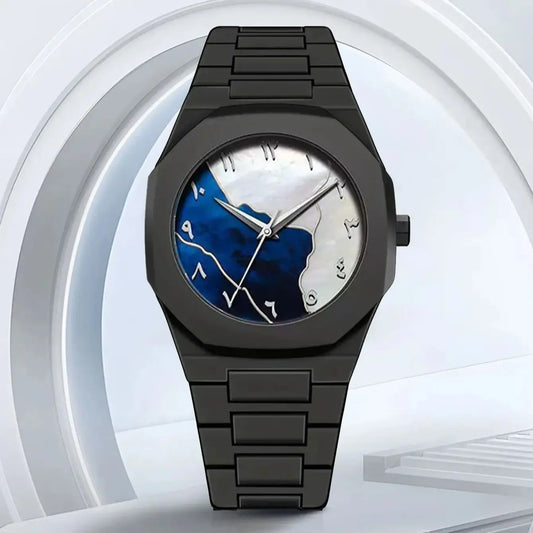 Orologio Uomo 42mm Quarzo Cinturino e Cassa in Plastica