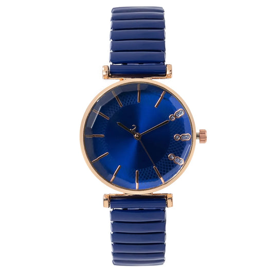 Orologio Donna Quarzo Cinturino Elastico Acciaio Elegante