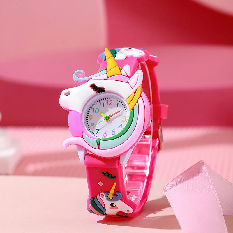 Orologio Bambino/Bambina al Quarzo Silicone – Moda Casual Colorato
