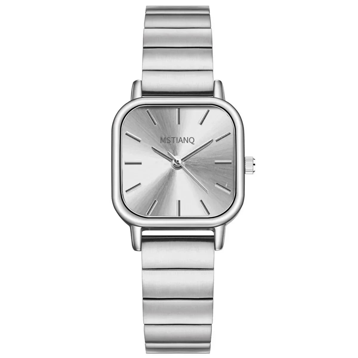 Orologio Donna Elegante Al Quarzo Cinturino e Cassa In Lega Moda Casual