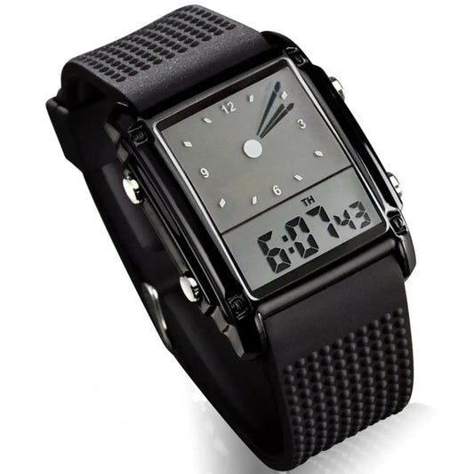 Orologio Digitale LED Uomo Donna Silicone Luce Notturna