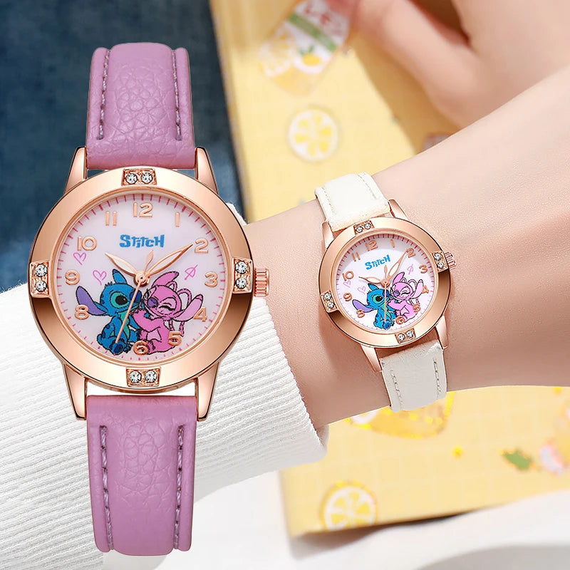 Orologio Bambini al Quarzo Cinturino Similpelle Cassa Lega Chiusura Fibbia