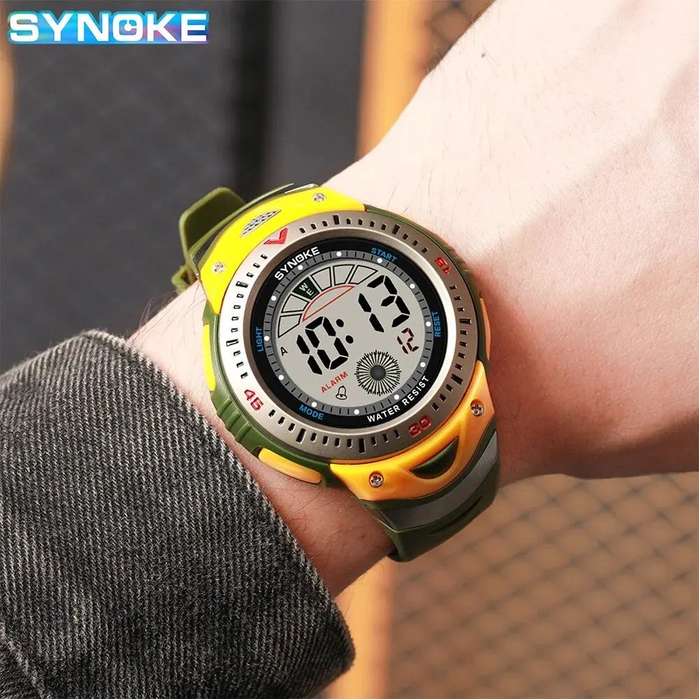 Orologio Uomo Led Sportivo Digitale 48mm Gomma