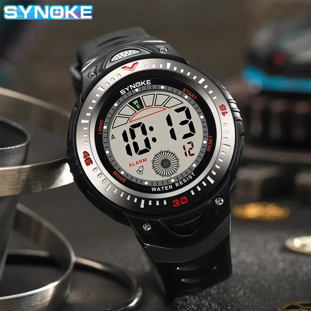Orologio Uomo Led Sportivo Digitale 48mm Gomma