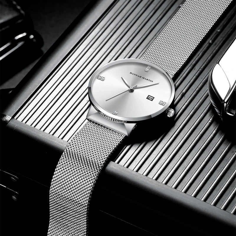 Orologio Uomo Quarzo Acciaio Inossidabile 42mm Elegante