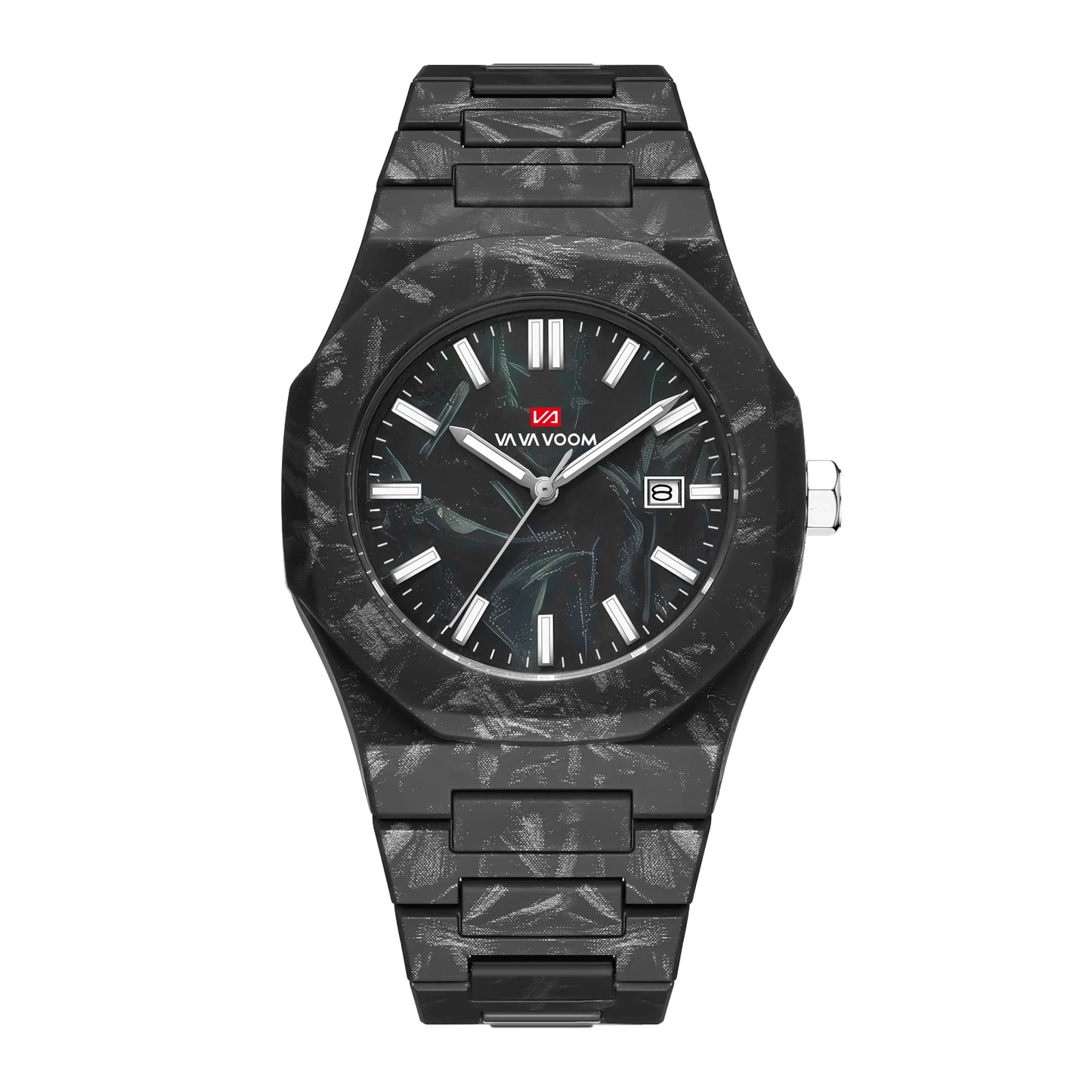 Orologio Uomo Quarzo Stile Marmo Sportivo